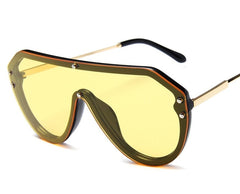 Men's Pilot 'Imogen' Metal Sunglasses