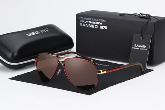 Men's Aviator 'Turbo' Cool Driving Sunglasses