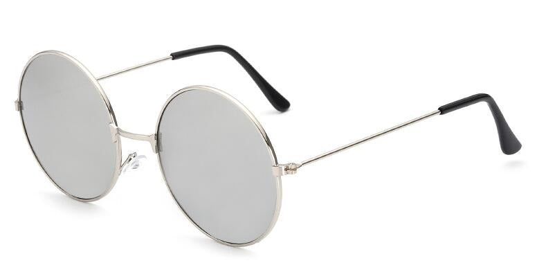 Men's Classic Round 'Circles' Metal Sunglasses