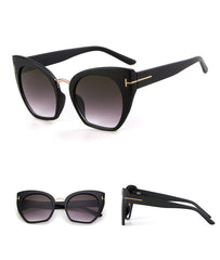 Women's Oversized 'Hidden Beauty' Cat Eye Sunglasses