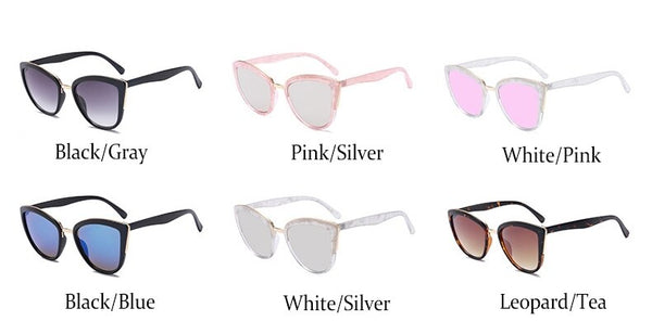 Women's Cat Eye 'Appeal' mirror sunglasses