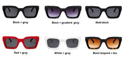 Women's Square 'Pretty Women' Plastic Sunglasses