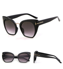 Women's Oversized 'Hidden Beauty' Cat Eye Sunglasses