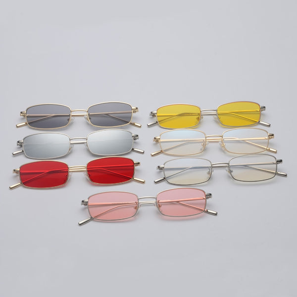 Men's Rectangle 'Vincent' Alloy Sunglasses