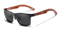 Men's Square 'Mison Luxor' Metal Sunglasses