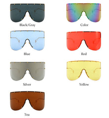 Women's Oversized ' Shield Sunglasses