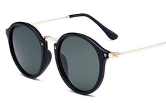 Men's Vintage Round 'Maleko ' Metal Sunglasses