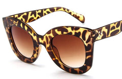 Women's Cat Eye ' Brown Cyrus' Plastic Sunglasses