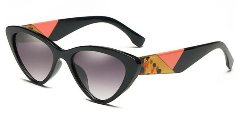 Women's Cat Eye 'Happy Color ' Plastic Sunglasses