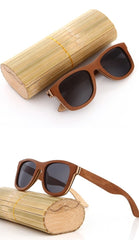 Men's Polarized 'Ludwig Sun' Wooden Sunglasses