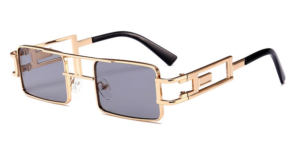 Men's Rectangular 'Snowshades' Gradient Sunglasses