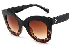 Women's Cat Eye ' Brown Cyrus' Plastic Sunglasses