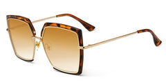 Women's Square 'Passion Collective' Metal Sunglasses