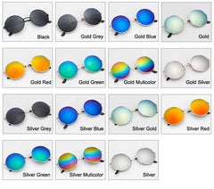 Men's Classic Round 'Circles' Metal Sunglasses