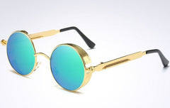 Men's Polarized Round 'Blake' Metal Sunglasses