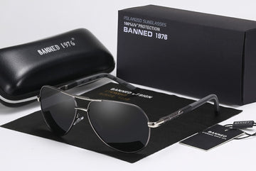 Men's Anti Glare 'Drift' Aluminum Sunglasses