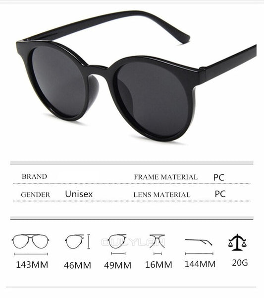 Women's Oversized 'Tan' Round Sunglasses