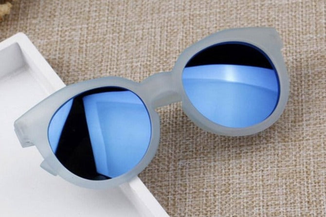 Kid's Girls Round 'Ellie Eye' Plastic Sunglasses