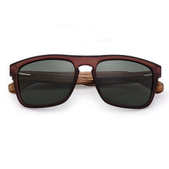 women's Natural Bamboo 'Sukhee' Anti Reflective Sunglasses