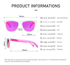 Women's Square "Sassy Flamingo" Plastic Glasses