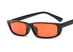 Women's Rectangle 'Simply Foos' Plastic Sunglasses