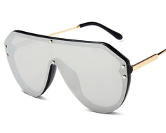 Men's Pilot 'Imogen' Metal Sunglasses