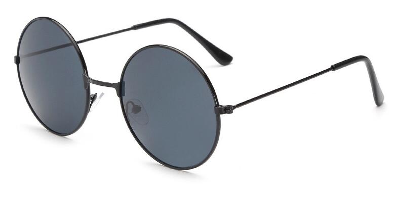 Men's Classic Round 'Circles' Metal Sunglasses