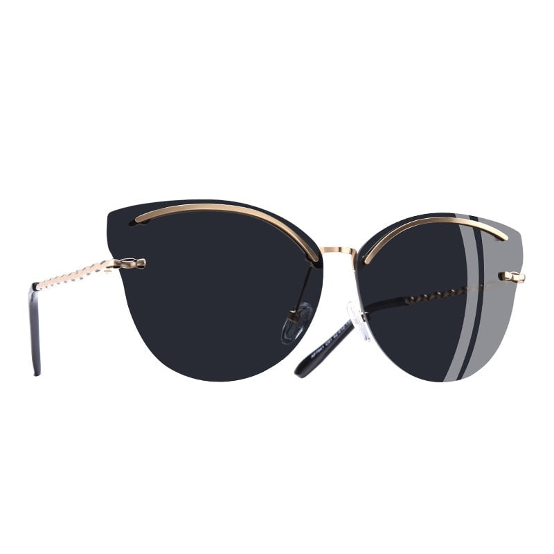 Women's Oversized 'Fiesty' Cat Eye Sunglasses