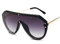 Men's Pilot 'Imogen' Metal Sunglasses