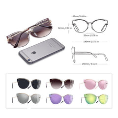 Women's Oversized 'Fiesty' Cat Eye Sunglasses