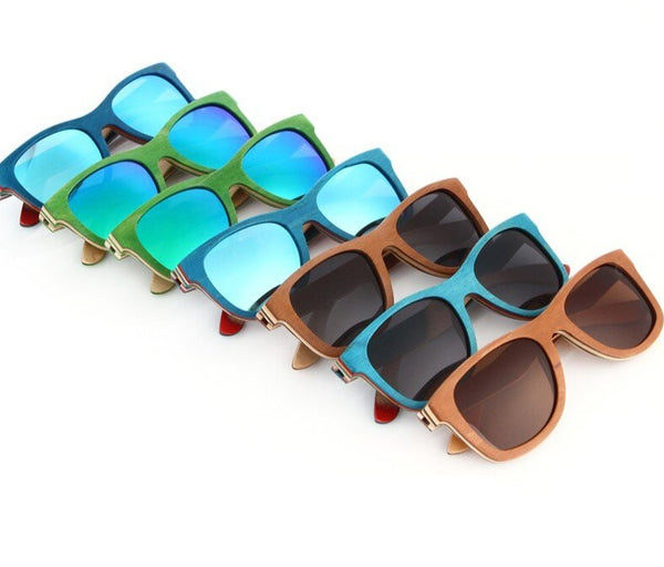 Men's Polarized 'Ludwig Sun' Wooden Sunglasses