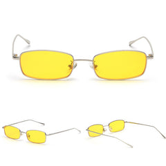 Men's Rectangle 'Vincent' Alloy Sunglasses