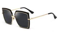 Women's Square 'Passion Collective' Metal Sunglasses