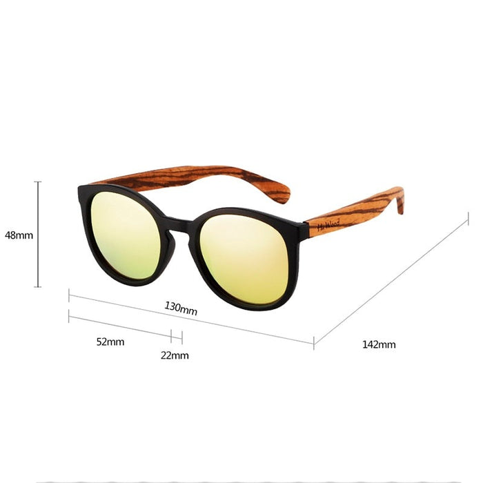Men's Polarized 'Rocking Rays' Bamboo Sunglasses