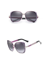 Women's Luxury Square 'Giant' Metal Sunglasses