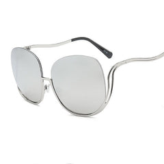 Women's Rimless 'Flight' Gradient Sunglasses