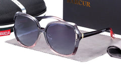 Women's Oversized Square 'Fiesty Chic' Plastic Sunglasses