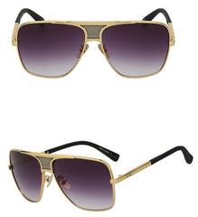 Men's Oversized Aviator 'Boss M' Metal Sunglasses