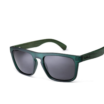 women's Natural Bamboo 'Sukhee' Anti Reflective Sunglasses