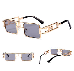 Men's Rectangular 'Snowshades' Gradient Sunglasses