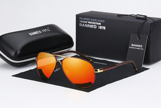 Men's Aviator 'Turbo' Cool Driving Sunglasses