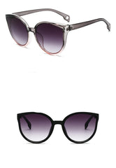 Women's Retro Cat Eye 'Hip Shades' Gradient Sunglasses