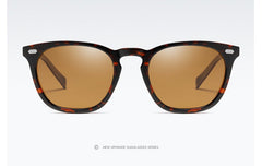 Unisex Square Polarized 'The lookout shades' Metal Sunglasses