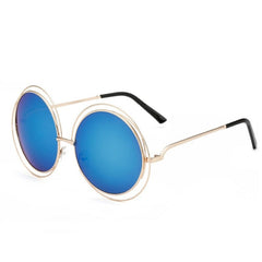 Women's Vintage Round 'Alchemy' Metal Sunglasses