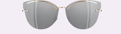 Women's Oversized 'Fiesty' Cat Eye Sunglasses