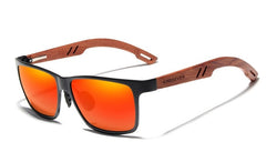 Men's Square 'Mison Luxor' Metal Sunglasses