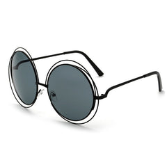 Women's Vintage Round 'Alchemy' Metal Sunglasses