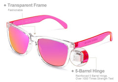 Women's Square 'Tresure Eye Wear' Plastic Sunglasses