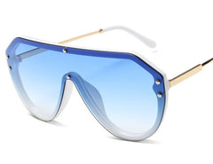 Men's Pilot 'Imogen' Metal Sunglasses