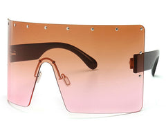 Women's Oversized Square 'Orduha' Plastic Sunglasses